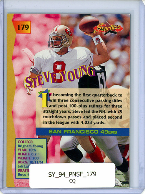 Steve Young 1994 Sportflics #179 Starflics (CQ)