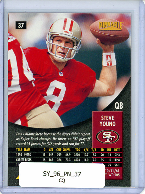 Steve Young 1996 Pinnacle #37 (CQ)