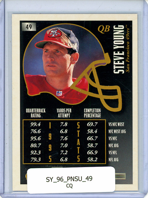 Steve Young 1996 Pinnacle Summit #49 (CQ)