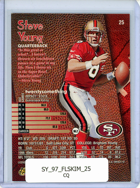 Steve Young 1997 Skybox Impact #25 (CQ)