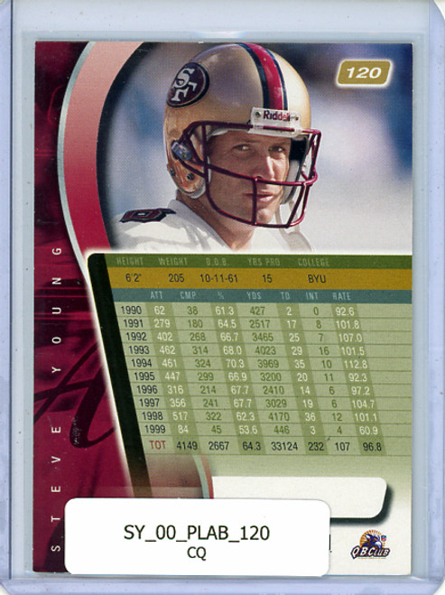 Steve Young 2000 Playoff Absolute #120 (CQ)