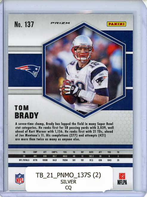 Tom Brady 2021 Mosaic #137 Silver (2) (CQ)