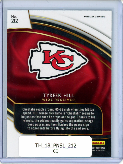 Tyreek Hill 2018 Select #212 Field Level (CQ)