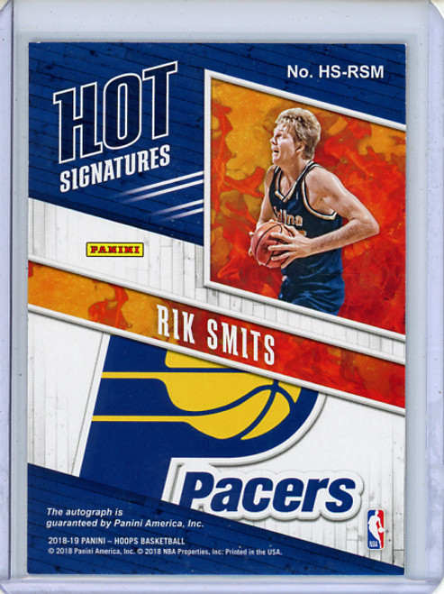 Rik Smits 2018-19 Hoops, Hot Signatures #HS-RSM (1) (CQ)