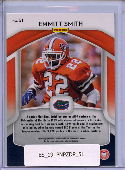 Emmitt Smith 2019 Prizm Draft Picks #51 All-Americans