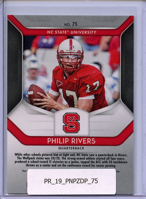 Philip Rivers 2019 Prizm Draft Picks #75