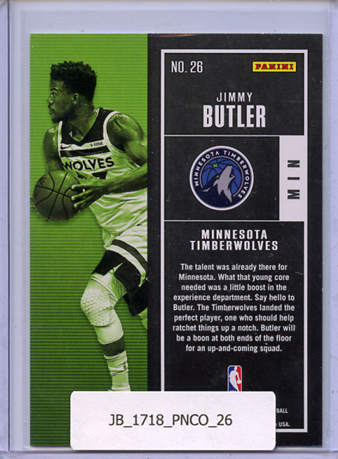 Jimmy Butler 2017-18 Contenders #26