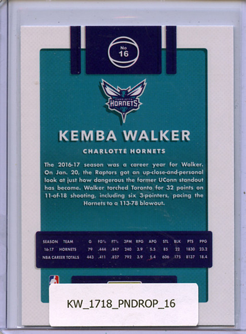 Kemba Walker 2017-18 Donruss Optic #16