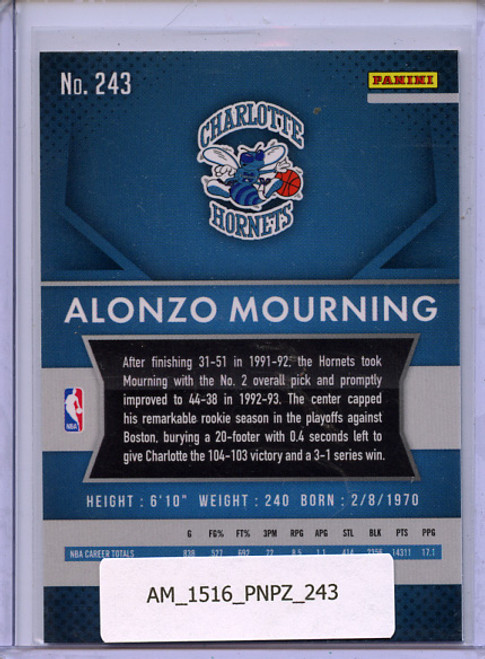 Alonzo Mourning 2015-16 Prizm #243