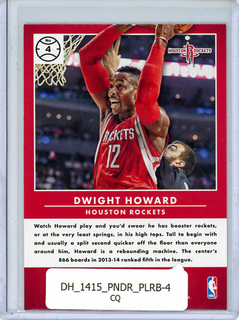 Dwight Howard 2014-15 Donruss, Production Line Rebounds #4 (CQ)