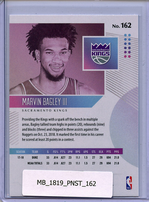 Marvin Bagley III 2018-19 Status #162