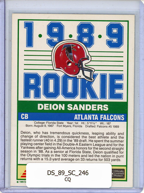 Deion Sanders 1989 Score #246 (CQ)