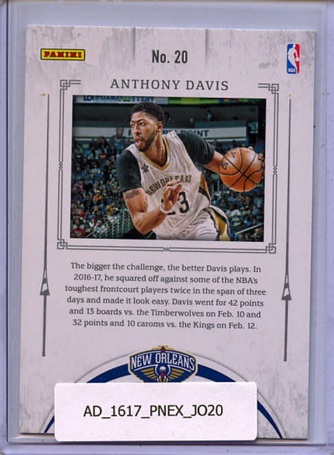 Anthony Davis 2016-17 Excalibur, Jousting #20