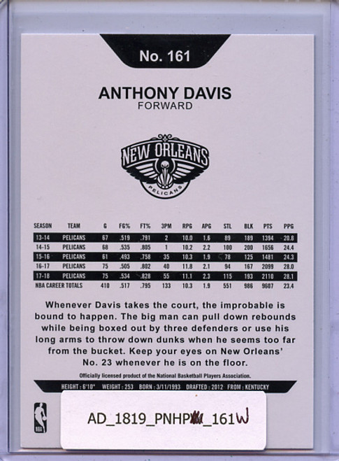 Anthony Davis 2018-19 Hoops #161 Winter