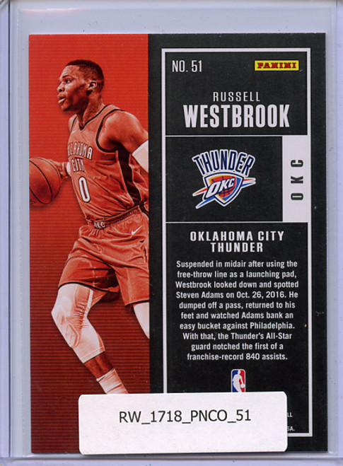 Russell Westbrook 2017-18 Contenders #51