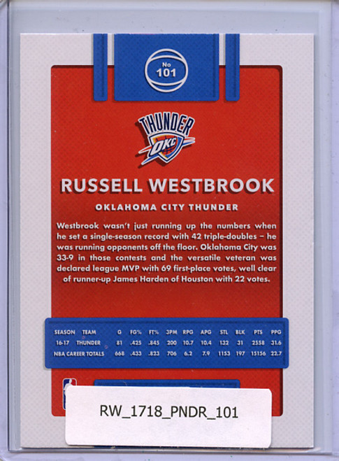 Russell Westbrook 2017-18 Donruss #101