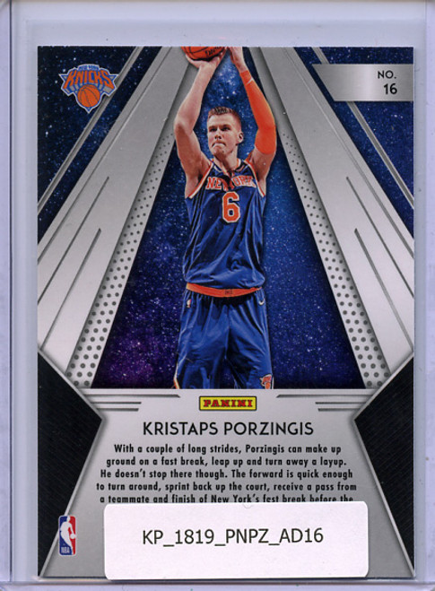 Kristaps Porzingis 2018-19 Prizm, All Day #16