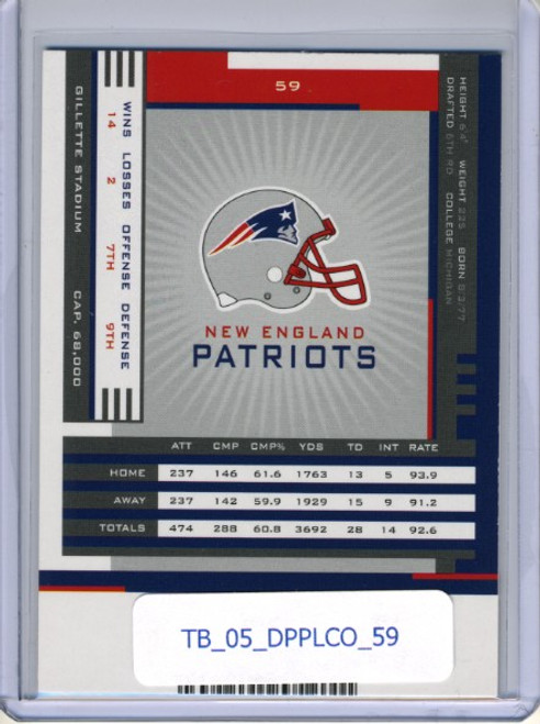 Tom Brady 2005 Playoff Contenders #59