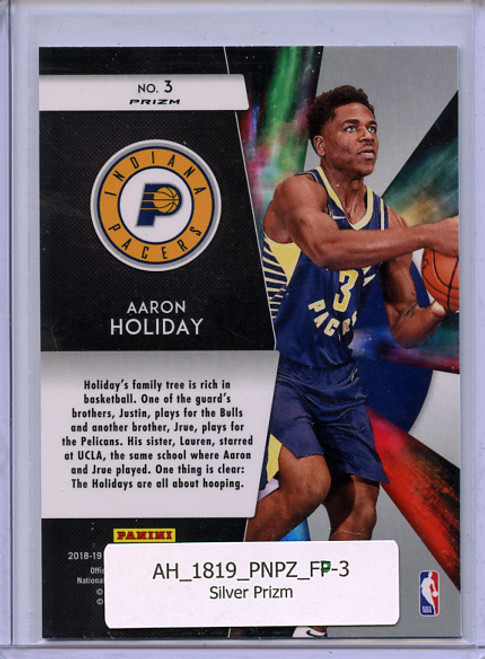 Aaron Holiday 2018-19 Prizm, Freshman Phenoms #3 Silver