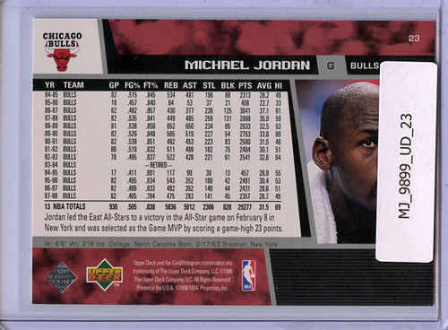 Michael Jordan 1998-99 Upper Deck #23