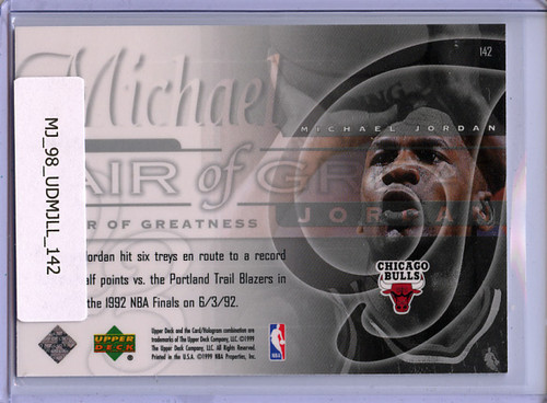 Michael Jordan 1999-00 Upper Deck #142 Air