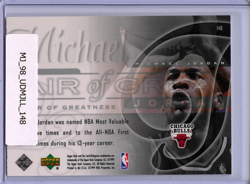 Michael Jordan 1999-00 Upper Deck #148 Air