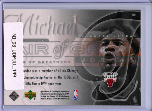 Michael Jordan 1999-00 Upper Deck #149 Air