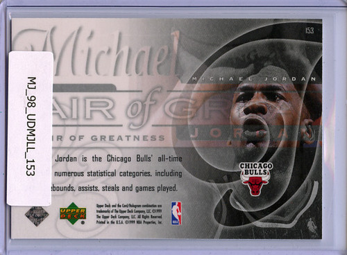 Michael Jordan 1999-00 Upper Deck #153 Air