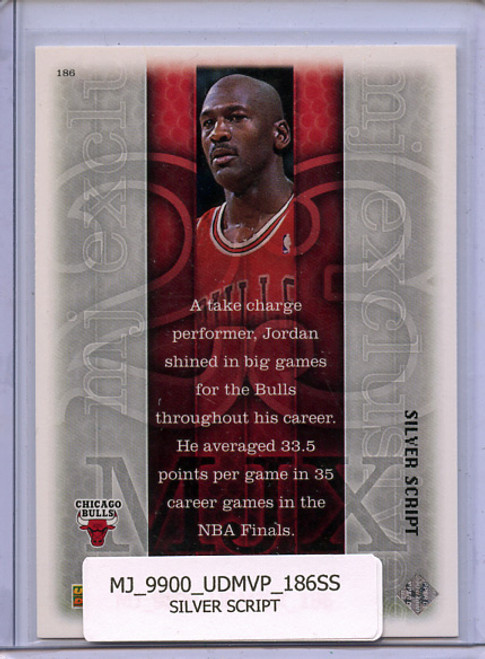 Michael Jordan 1999-00 MVP #186 Silver Script