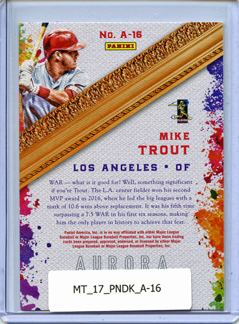 Mike Trout 2017 Diamond Kings, Aurora #A-16