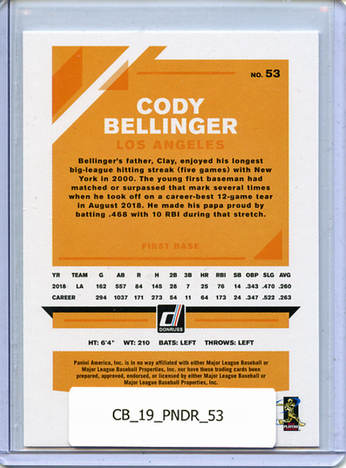 Cody Bellinger 2019 Donruss #53