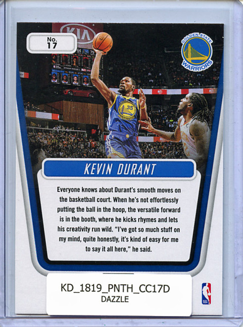 Kevin Durant 2018-19 Threads, Century Collection #17 Dazzle
