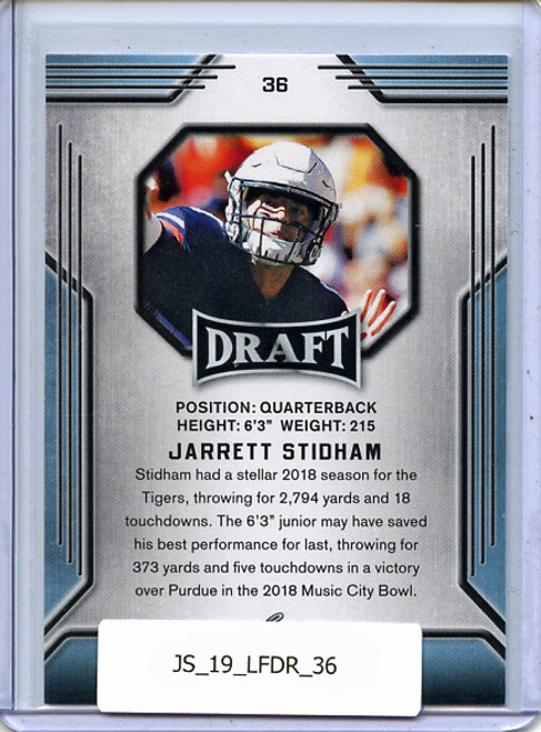 Jarrett Stidham 2019 Leaf Draft #36