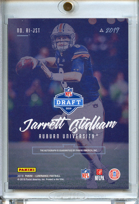 Jarrett Stidham 2019 Luminance, Rookie Ink #RI-JST (#231/349)