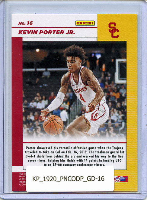 Kevin Porter Jr. 2019-20 Contenders Draft Picks, Game Day Ticket #16