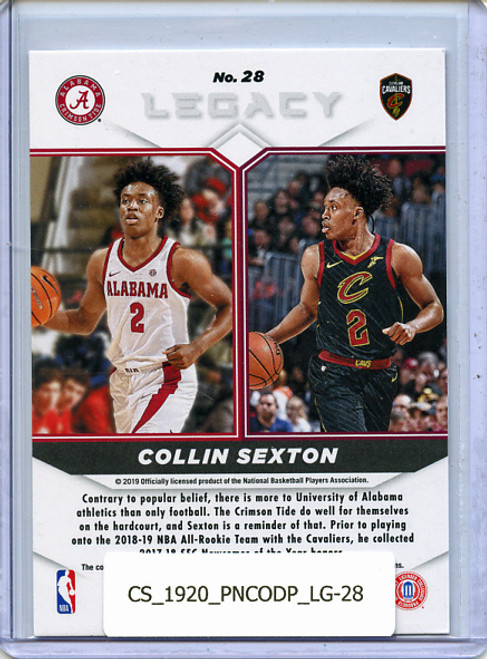 Collin Sexton 2019-20 Contenders Draft Picks, Legacy #28