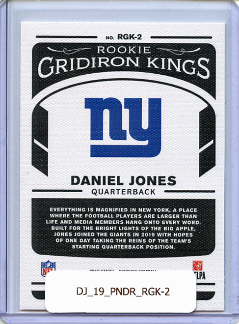 Daniel Jones 2019 Donruss, Rookie Gridiron Kings #RGK-2