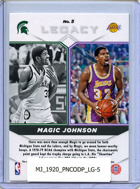 Magic Johnson 2019-20 Contenders Draft Picks, Legacy #5