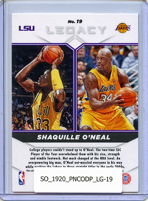 Shaquille O'Neal 2019-20 Contenders Draft Picks, Legacy #19