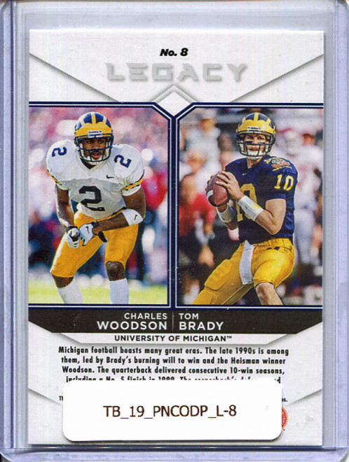 Tom Brady, Charles Woodson 2019 Contenders Draft Picks, Legacy #8