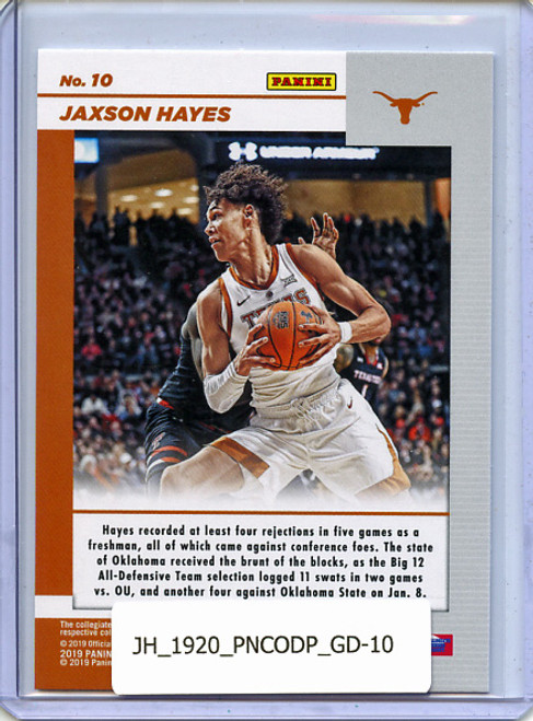 Jaxson Hayes 2019-20 Contenders Draft Picks, Game Day Ticket #10