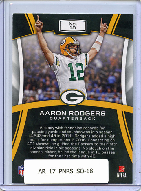 Aaron Rodgers 2017 Rookies & Stars, Standing Ovation #18