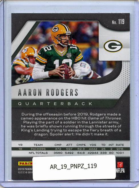 Aaron Rodgers 2019 Prizm #119