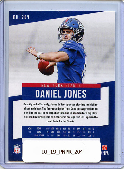 Daniel Jones 2019 Prestige #204