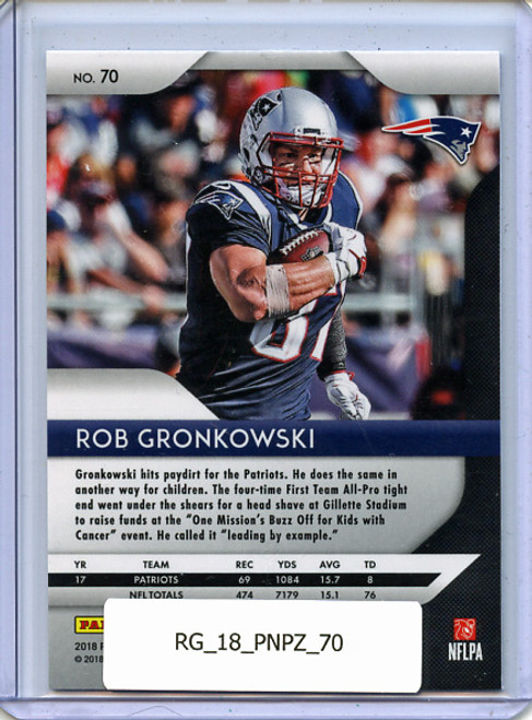 Rob Gronkowski 2018 Prizm #70