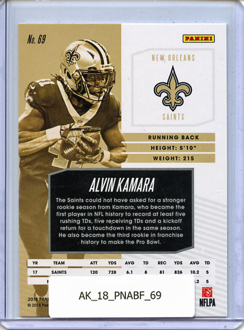 Alvin Kamara 2018 Absolute #69