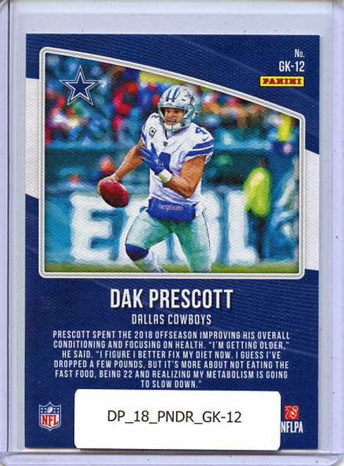 Dak Prescott 2018 Donruss, Gridiron Kings #GK-12