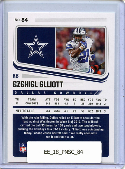 Ezekiel Elliott 2018 Score #84