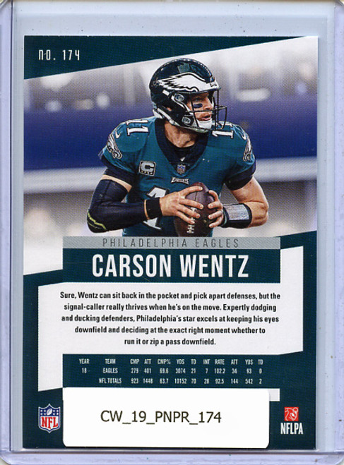 Carson Wentz 2019 Prestige #174