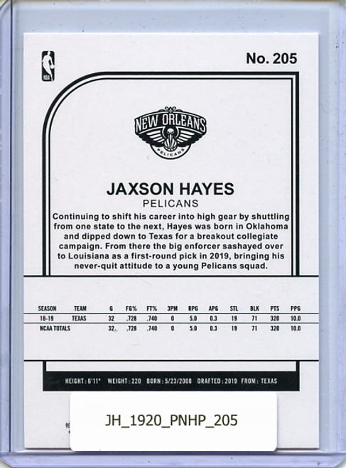 Jaxson Hayes 2019-20 Hoops #205